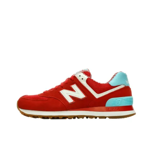 New Balance NB 574 Picnic Pack Низкие Кроссовки для Бега Женские Красные