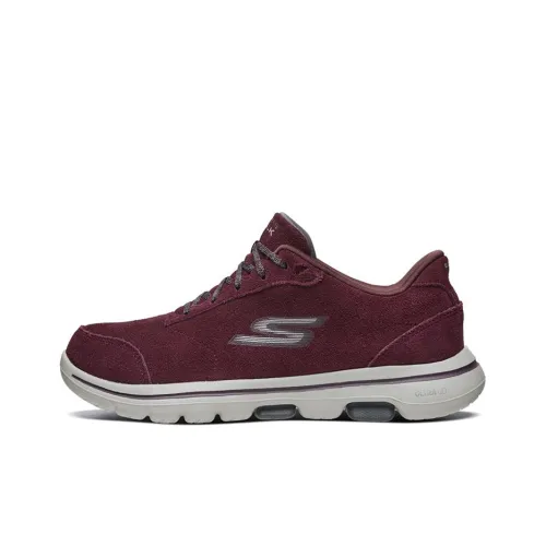 Skechers Go Walk 5 Low Топ Повседневная обувь Женская Бордовый