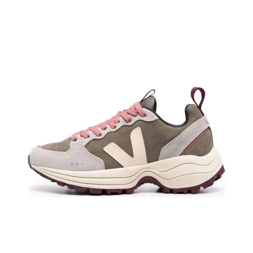 VEJA Venturi Low Топ Повседневные Спортивные Кроссовки Женские Розовые Коричневые