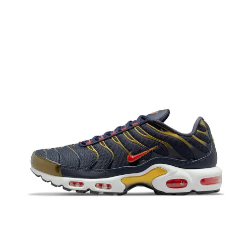 Nike Air Max Plus Low Топ Беговые кроссовки Мужские Джинсово-синий