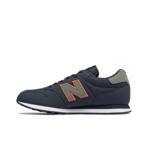 New Balance NB 500 Амортизаторы Уменьшающие Удар Резиновая подошва Противоскользящие Устойчивые к Износу Низкий Топ Беговые кроссовки