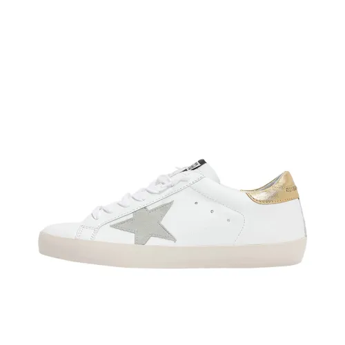 Golden Goose Супер Звезда Стильные Скейтбординги Мужской Белый Золото