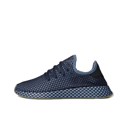 Adidas Originals Deerupt Runner Low Топ Беговые кроссовки Мужской Темно-синий
