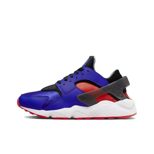 Nike Air Huarache Slip Resistant Abrasion Resistant Легкий Низкий Топ Беговые кроссовки Мужской Фиолетовый Оранжевый