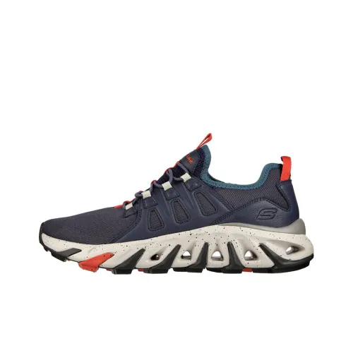 Skechers Relaxed Fit Flex Conway Osley Low Топ Повседневная обувь Мужская Морской синий