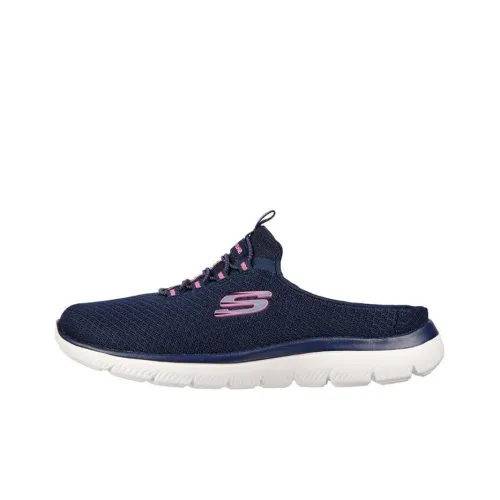 Skechers Summits Дышащий Низкий Топ Повседневная Обувь Женская Темно-Синий