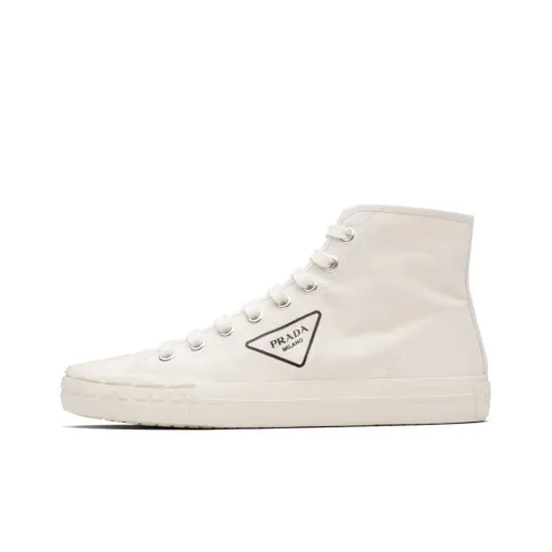 PRADA High-Top Canvas Shoes Men's