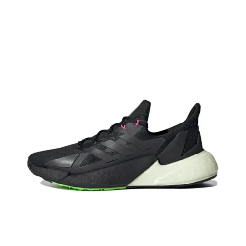 Adidas X9000l4 Дышащий Низкий Топ Повседневные Беговые Кроссовки Унисекс Черный Белый Розовый