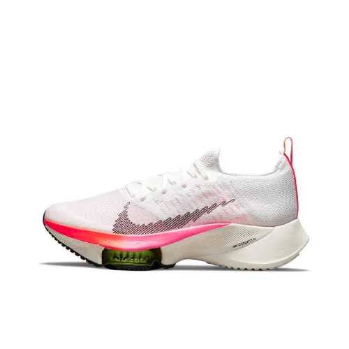 Nike Air Zoom Tempo Next% Low Топ Воздух Zoom ZoomX Повседневные Беговые кроссовки Женские Розовый Белый Черный