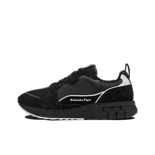 Onitsuka Tiger Bravon Износостойкий Низкий Топ Повседневные Беговые Кроссовки Унисекс Черный