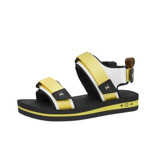 LOUIS VUITTON Arcade Пляжные сандалии Женские Желтые