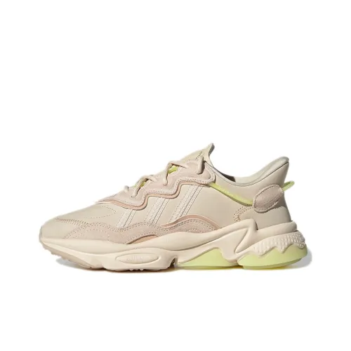 Adidas Originals Ozweego Износостойкий Дышащий Низкий Топ Casual Женский Бежевый