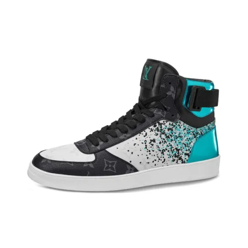 LOUIS VUITTON Rivoli Стильные Скейтбординги Мужской Белый Черный Синий