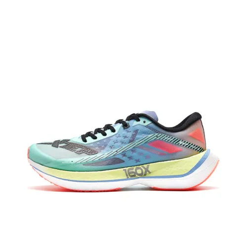 XTEP 160X 2,0 Амортизаторы Slip-Resistant Abrasion-Resistant Дышащий Низкий Топ Беговые кроссовки Женские Синий-Фиолетовый