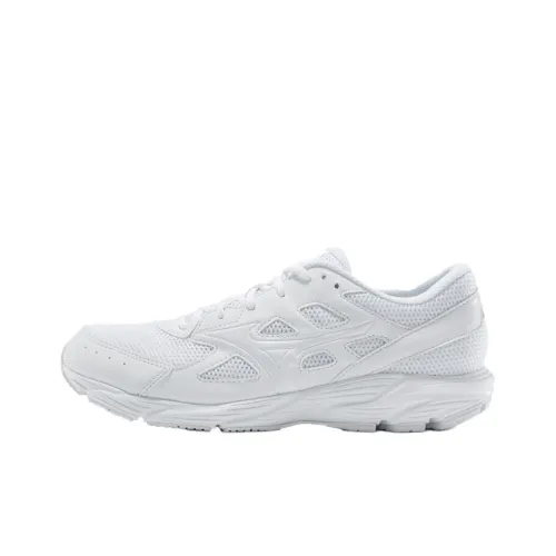 Mizuno Maximizer 23 Slip-resistant Abrasion-resistant Breathable Low-Top Running Shoes Unisex White Мицубо Максимайзер 23 Противоскользящий Устойчивый к истиранию Дышащие Низкие Кроссовки для Бега Унисекс Белый
