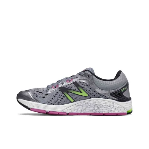 New Balance NB 1260 V7 Дышащий и Износостойкий Низкий Топ Беговые Кроссовки Женские Серый Серебряный Фиолетовый