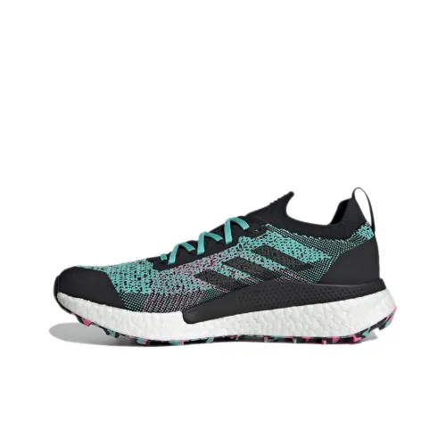 Adidas ULT Ultra PRIMEBLUE Trail Дышащие Низкие Кроссовки для Бега Мужские Синие Черные