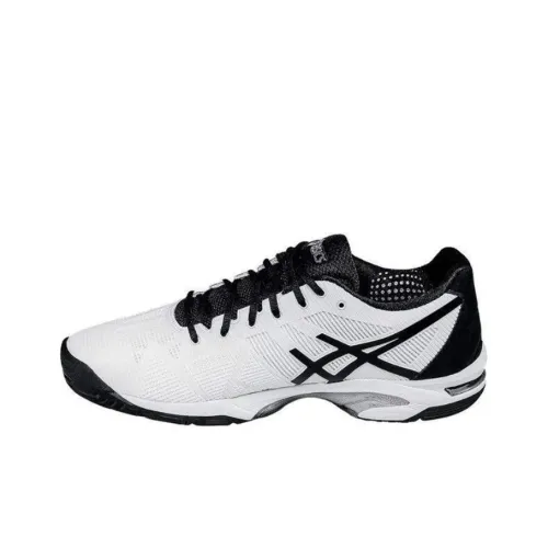 Asics Гель SOLUTION SPEED 3 Low Топ Беговые кроссовки Мужские Белый Черный