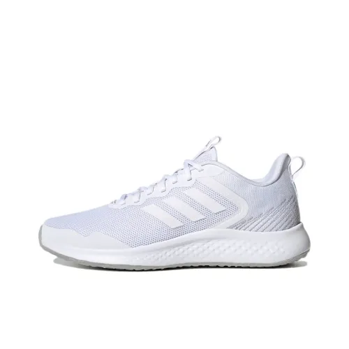 Adidas Fluidstreet Abrasion Resistant Breathable Lightweight Low-Top Casual Running Shoes Men's White Adidas Fluidstreet Аbrasion Resistant Дышащий Легкий Низкий Топ Повседневные Беговые Кроссовки Мужские Белые