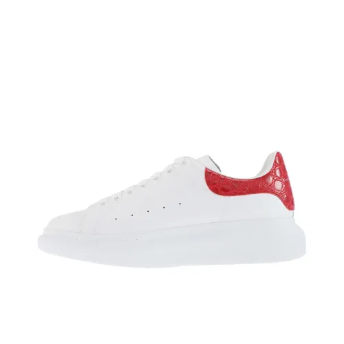 Alexander McQueen Oversized Sneaker Low Топ Стильные Скейтбординги Мужской Белый Красный