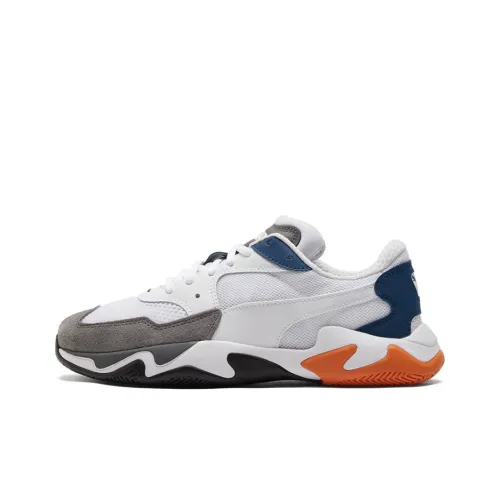 PUMA Storm Origin Low Top Casual Unisex White Gray Blue