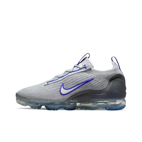 Nike VaporMax 2021 Low Топ Повседневные Беговые Кроссовки Мужские Серый Синий