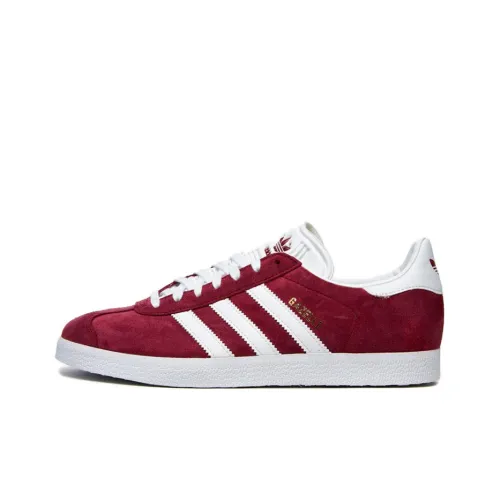 Adidas Originals Gazelle Abrasion Resistant Низкие Кроссовки для скейтбординга Унисекс Красные Белые