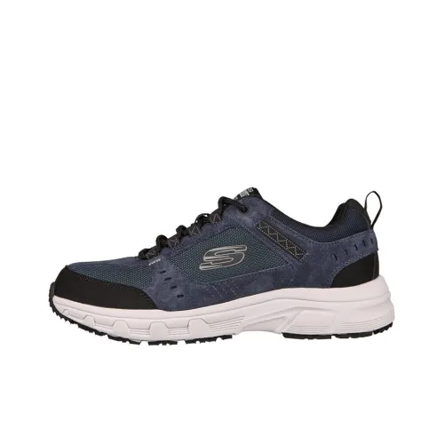 Skechers Relaxed Fit Oak Canyon Низкий Топ Повседневная Обувь Мужская Синяя