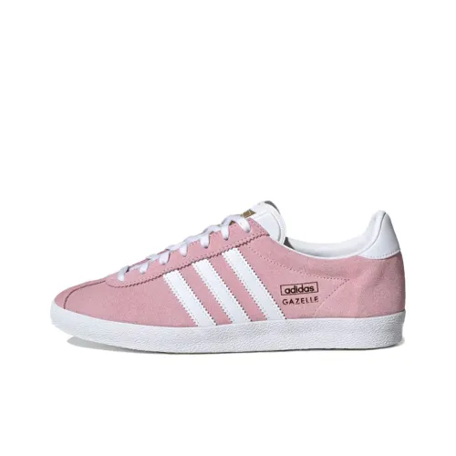 Adidas Originals Gazelle OG Slip Resistant Abrasion Resistant Низкие Скейтбординг Кроссовки Женские Розовые Белые
