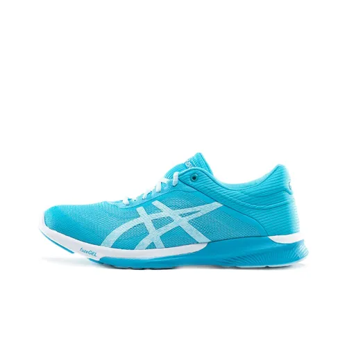 Asics Fuze Rush Устойчивые к истиранию Низкие Беговые кроссовки Женские Синие Белые