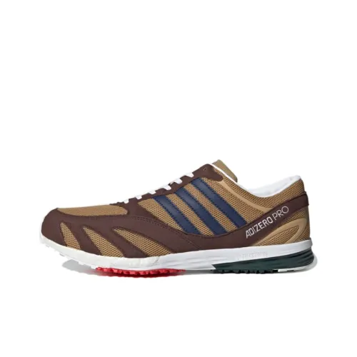 NOAH x Adidas Originals Slip-resistant и дышащий низкий топ для бега на марафон унисекс коричневый пэчворк