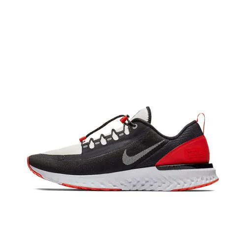 Nike Odyssey React Амортизаторы Shock противоскользящие устойчивые к истиранию низкий топ беговые кроссовки мужские черные красные