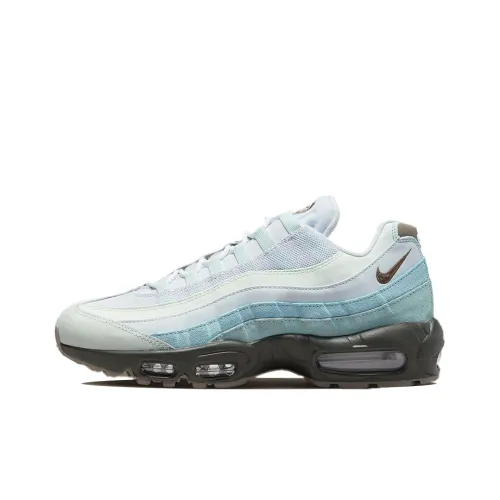 Nike Air Max 95 Low Топ Повседневные Беговые Кроссовки Мужские Белые Синие