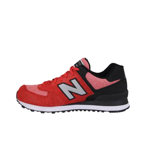 New Balance NB 574 Low Топ Беговые кроссовки Мужские Красный Черный