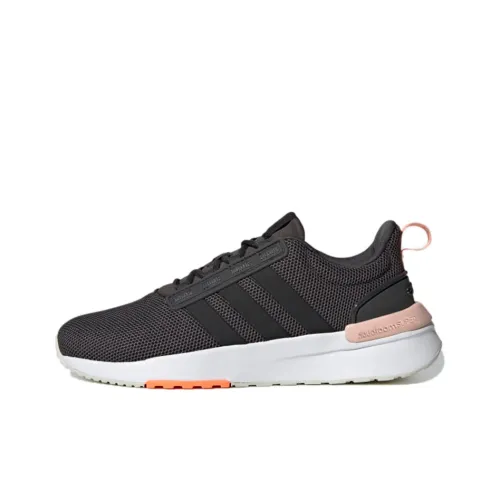 ADIDAS NEO Racer TR21 Slip Резистентный и Дышащий Низкий Топ Повседневные Беговые Кроссовки Женские Серый Розовый