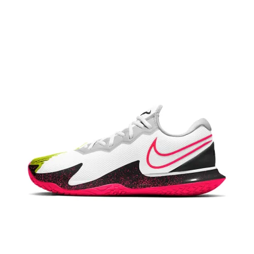 Nike Air Zoom Vapor Cage 4 RAFA Амортизирующие шоки Противоскользящий низкий топ Кроссовки для тенниса Мужской Черный Белый Красный