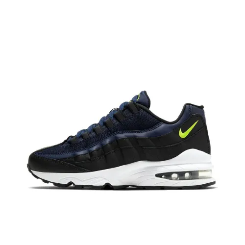 Nike Air Max 95 Low Топ Беговые кроссовки Женские Полночный синий