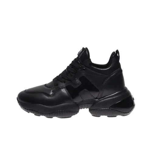 HOGAN Interaction High Топ Беговые кроссовки Женские Черный