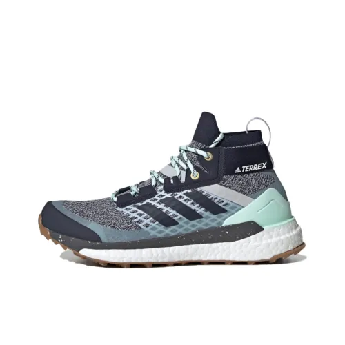 adidas Terrex FREE HIKER Амортизаторы Shock противоскользящие высокие топы для активного отдыха ботинки для активного отдыха женские черный серый зеленый