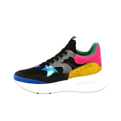 Alexander McQueen Sprint Runner Low Топ Беговые кроссовки Мужской Многоцветный