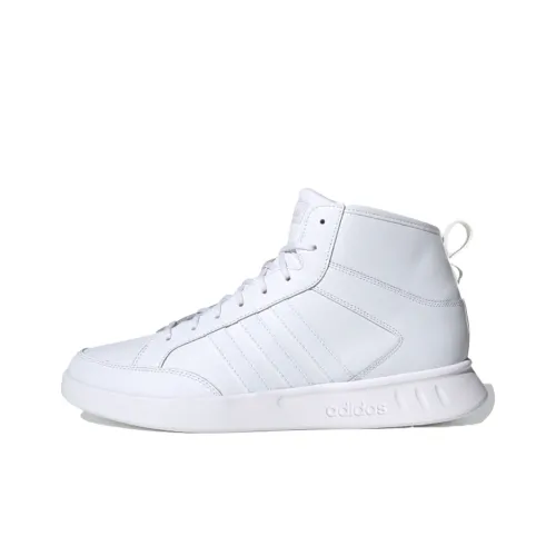 Adidas Court80s MID Slip Resistant Abrasion Resistant MID Топ Скейтборд Кроссовки Унисекс Белый
