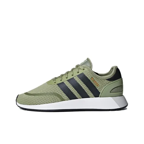 Adidas Originals N 5923 Дышащие Низкие Беговые Кроссовки Мужские Зеленые Черные