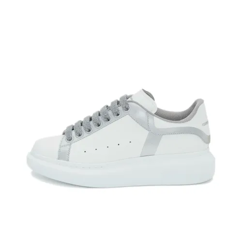 Alexander McQueen Oversized Sneaker Low Топ Стильные Скейтбординги Женские Белые Серые