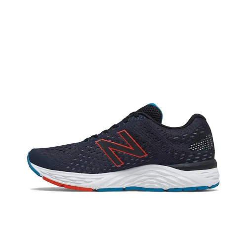 New Balance NB 680 V6 Low Топ Беговые кроссовки Мужские Космический Синий