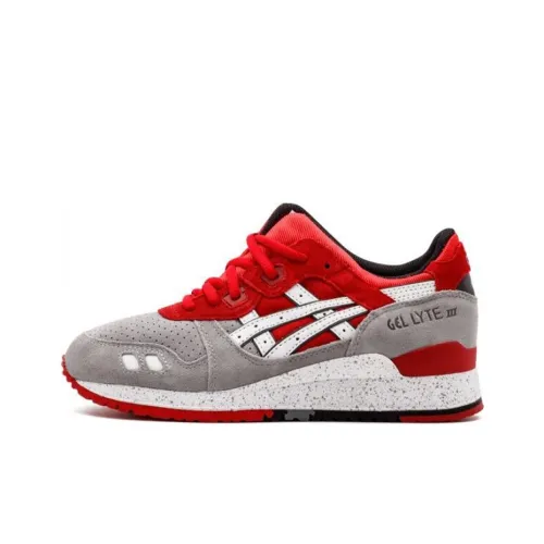 Asics Gel Lyte 3 Low Топ Беговые кроссовки Мужской Красный Серый Многоцветный