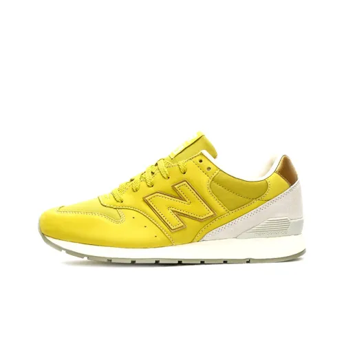 New Balance NB 996 Series Низкий Топ Повседневные Беговые Кроссовки Унисекс Желтый Белый