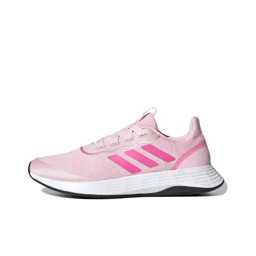 Adidas Qt Racer Sport Дышащий Низкий Топ Повседневные Беговые Кроссовки Женские Розовые