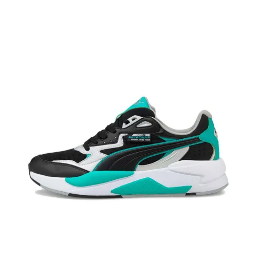 PUMA MAPF1 X Ray Low Топ Повседневная обувь Мужская Черная Синяя