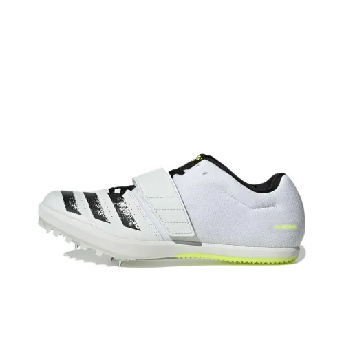 Adidas Adizero Triple Jump Slip-Resistant Низкие Кроссовки для Бега Унисекс Белый Черный