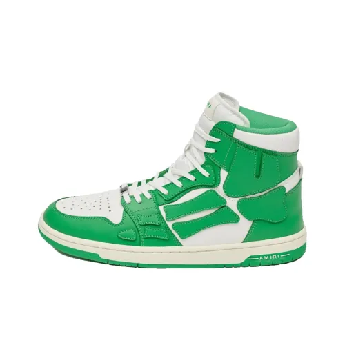 AMIRI Skel Топ Hi Стильные Скейтбординги Мужской Зеленый Белый